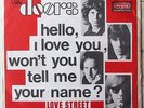 THE DOORS LOVE HELLO I LOVE YOU/LOVE STREET FRANCE PS on ELEKTRA psych beat