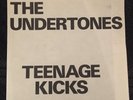 UNDERTONES - TEENAGE KICKS - GOOD VIBRATIONS - 1ST PRESSING - CLASH - PUNK