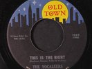 VOCALEERS: This Is The Night / Love And Devotion 45 (great 2-sider, clean VG)