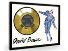 David Bowie Ashes To Ashes Framed Gold Disc Display Vinyl (C1)