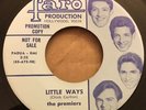 THE PREMIERS LITTLE WAYS -GET YOUR BABY ON FARO RECORDS PICTURE LABEL PROMO MINT