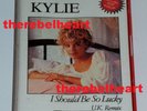 KYLIE MINOGUE I Should Be So Lucky UK Remix 1988 AUSTRALIAN CASSETTE Poster RARE