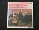 ROSTROPOVICH BEETHOVEN  BOXSET 2 LP PHILIPS HIFI STEREO PLUM ED1 DUTCH