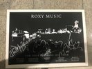 Roxy Music signed For Your Pleasure 2011 tour poster Bryan Ferry Limited Edition