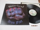 MOTORHEAD   IRON FIST  RECORD 1980 SRM-1-4042  Mercury Bronze Lemmy LP Vinyl P33