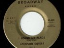 Northern Soul * JOHNSON SISTERS * I Found My Place * BROADWAY * Listen MP3