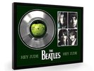 Beatles Hey Jude Framed Silver Disc Display Vinyl (C1)