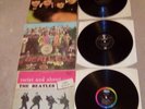 THE BEATLES TWIST AND SHOUT+BEATLES FOR SALE+SGT. PEPPER-3 X 12' VINYL LPS(F/F)