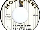 Roy Orbison:  Paper Boy / With The Bug