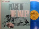 REBELS QUARTET PEACE IN THE VALLEY BLUE VINYL BIBLETONE BL-3505 1950's GOSPEL
