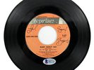 Sonny Bono Authentic Signed 45 RPM Baby Don't Go Vinyl Album Single BAS #D07776