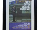 SHED SEVEN+Chasing Rainbows+POSTER+AD+RARE ORIGINAL 1996+FRAMED+FAST GLOBAL SHIP