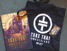 Take That Wonderland Tour 2017 VIP bag programme and keyring