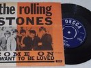 The ROLLING STONES Come On / I Want To Be Loved IMPOSSIBLE RARE Danish PS Decca