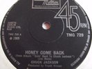 CHUCK JACKSON   HONEY COME BACK ** 1969 TAMLA MOTOWN 45