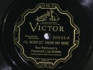 78 RPM -- Red Patterson's Piedmont Log Rollers, Victor 20936, EE- to V, Country
