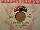 DONALD JENKINS  A New World Beautiful / Fighting For My Baby THOMAS 806 - 45rpm