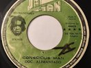 * DR Doc ALIMANTADO Conscious Man/Version JA ROOTS REGGAE RASTA Ja Man 45 Hear