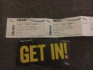 Queen Concert Ticket with Adam Lambert Birmingham STANDING Price for TWO TICKETS