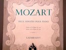 MOZART two piano sonatas LAZARE-LEVY RARE French LP 10