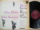 GRUMIAUX/HASKIL: MOZART 4 VIOLINSONATAS - PHILIPS A00432L: NM-