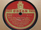 Zarah Leander - Kann denn Liebe Sünde sein ? / Von der Puszta... ODEON (150)