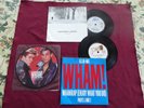 WHAM - BAD BOYS PICTURE DISC  +  WHAMRAP  + GEORGE MICHAEL   A DIFFERENT CORNER+