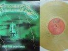Metallica Ride The Lightning Green Cover gold colour Vinyl. French pressing.