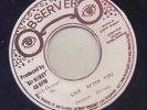 '74 OBSERVER REGGAE 45 DENNIS BROWN LIVE AFTER YOU / BOTTLE HEAD IN FINE STYLE ?