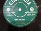 THE CLEFTONES 1961 DOO WOP UK COLUMBIA 1ST PRESS 7” DB-4678 HEART AND SOUL EX