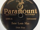 DIXIE FOUR PARAMOUNT 12661 BLUES JAZZ 78 RPM E- STORAGE MARKS