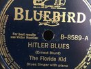 THE FLORIDA KID BLUEBIRD 8589 BLUES 78 RPM E/E+