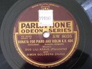 LILI KRAUS & SIMON GOLDBERG Parlohone SW-8035 PIANO 4x78 Set MOZART NM