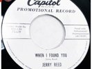 JERRY REED When I Found You / Mr Whiz CAPITOL 1956 rockabilly bopper WLP DJ 45