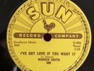 Warren Smith I've Got Love If You Want It b/w I Fell In Love Original Sun 78