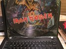 IRON MAIDEN Piece Of Mind PICTURE DISC w/EX VINYL & HYPE STICKER