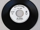 Elvis Presley Blue Christmas / Wooden Heart 447-0720 Rare WHITE LABEL PROMO