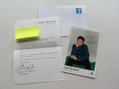 CLIFF RICHARD AUTOGRAPH SIGNATURE LETTER FROM CLIFF RICHARD OFFICE & TERRY WOGAN