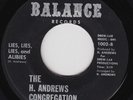 H ANDREWS CONGREGATION Lies & Alibies FUNK 45 northern soul You Got A Lot HEAR