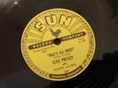 Elvis Presley That's All Right Blue Moon of Kentucky Sun 78 1954 Alan Freed RARE