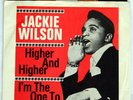 HEAR Jackie Wilson 45 Higher And Higher PIC SLEEVE M- germany northern soul R&B