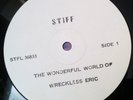 Wonderful World Wreckless Eric 2-LP Australian White Label Promo STIFF RECORDS