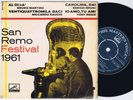 BRUNO MARTINO Sergio Bruni SAN REMO 1961 Danish EP 45PS 1961 eurovision Al Di La