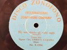 Light Blue label DISCO ZONOFONO X-1554  Enrico Caruso 
