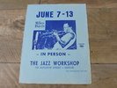 Miles Davis - 1968 USA Concert Flyer THE JAZZ WORKSHOP BOSTON
