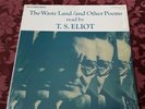 THE WASTE LAND & OTHER POEMS read by T S ELIOT Vinyl LP Record STEPHEN KING FAN?