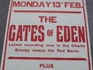 The Gates Of Eden - Original 1967 UK Concert Poster MOD PSYCH
