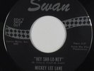 Northern Soul 45 - Mickey Lee Lane - Hey Sah-Lo-Ney - Swan - mp3