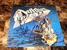 Dokken Signed Vinyl Record Tooth And Nail George Lynch Don Jeff Pilson Mick