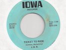 J.D.R. TICKET TO RIDE (IOWA I.G.L 6022) Inept Girl Group Garage 45 Shaggs LISTEN